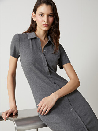 LCWAIKIKI Classic Extra Slim Fit Women's Shirt Dress - S5AO29Z8