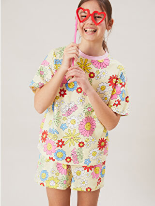 Light Yellow Printed