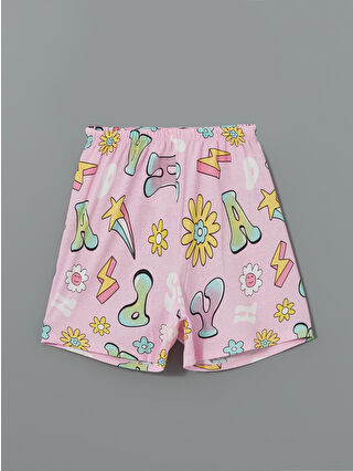 Açık Pembe Baskılı