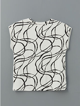 Ecru Printed