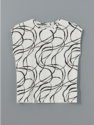 White Printed