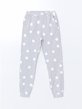 Grey Melange Printed