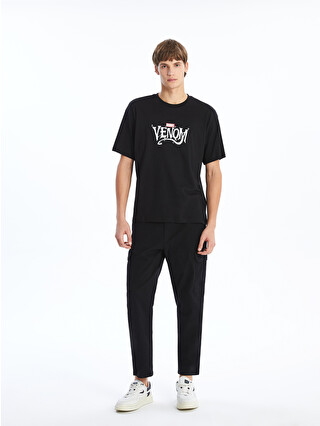 XSIDE Crew Neck Short Sleeve Venom Printed Jersey Men's T-shirt