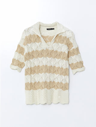 Light Beige Striped