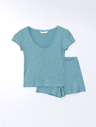 Dull Green Printed