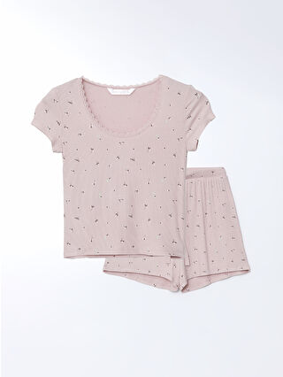 Dull Pink Printed