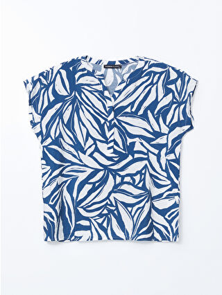 Navy Printed