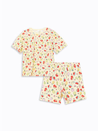 Light Yellow Printed