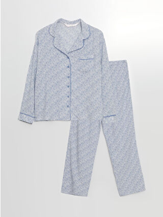 Light Blue Printed