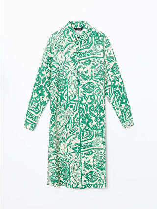 Dark Green Printed