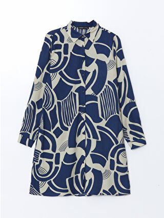 Light Navy Printed