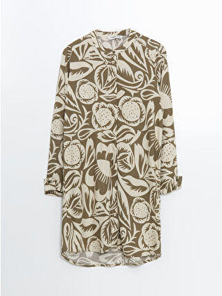 Khaki Printed