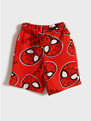 Bright Red Printed