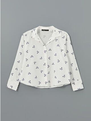 White Printed