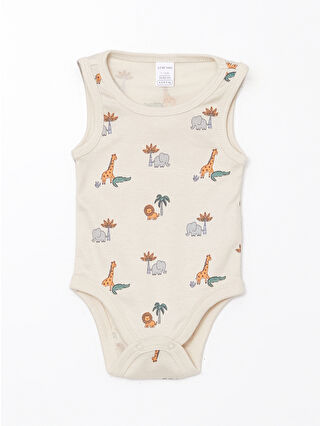 Açık Bej Baskılı