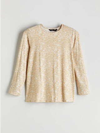 Light Beige Printed