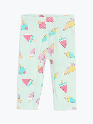 Açık Yeşil Baskılı