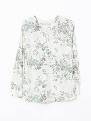 Mint Green Printed