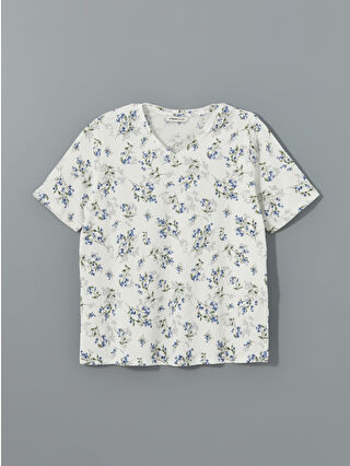White Printed