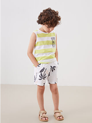 White Printed
