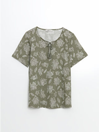 Mint Green Printed