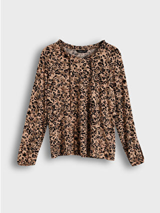 Brown Printed