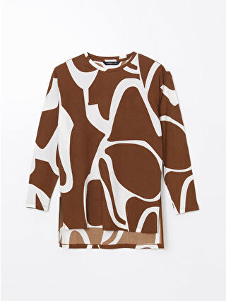 Brown Printed