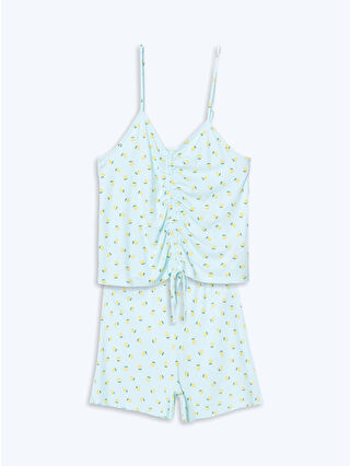 Light Blue Printed