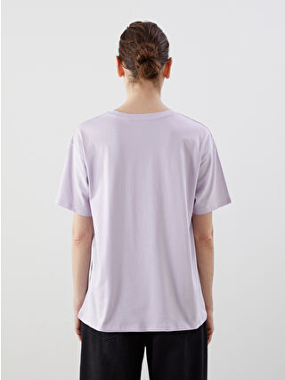 Tシャツ・カットソー Ronia Comfortable Jersey Slacks Cotton t-shirt with print on the back Butter white