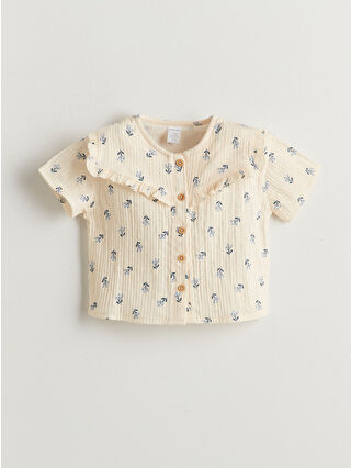 Açık Bej Baskılı