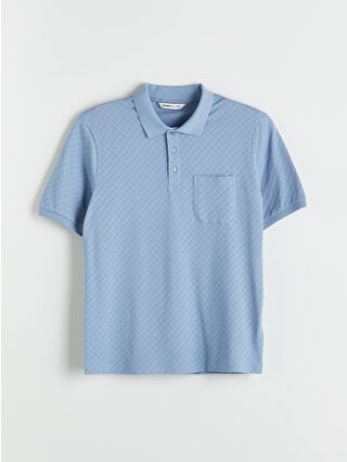 Blue Jacquard