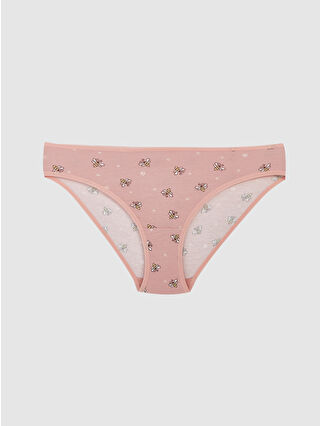 Açık Pembe Baskılı