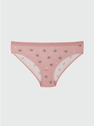 Açık Pembe Baskılı