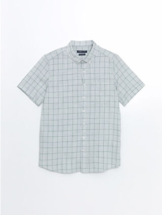 Aqua Green Checked