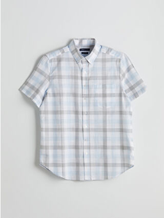 Blue Checked
