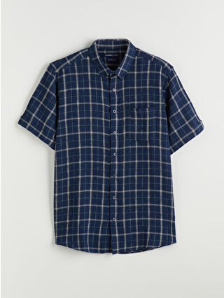 Navy Checked