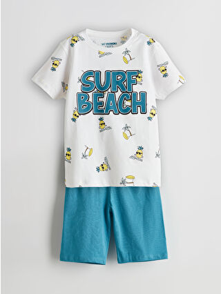 White Printed