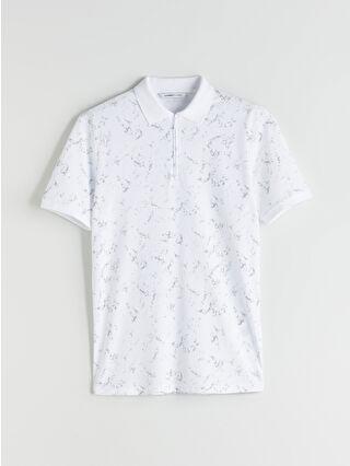 White Printed