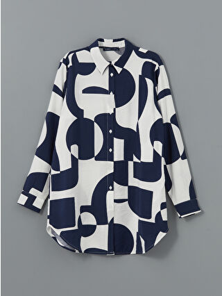 Navy Printed