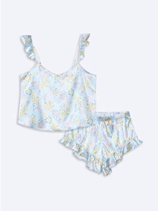 Light Blue Printed