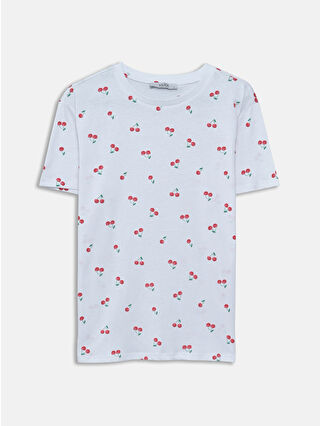White Printed