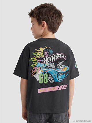 LCW Kids Hot Wheels Printed Boys' T-Shirt - S5FY60Z1-HEF | LC Waikiki