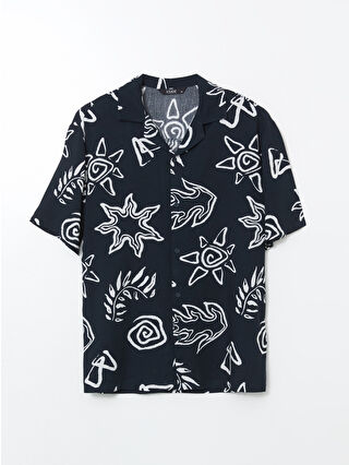 Navy Printed