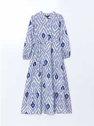 Bright Blue Printed