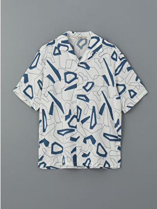 Navy Printed