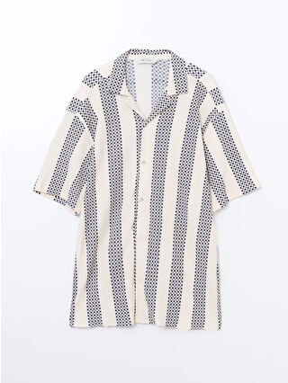 Navy Printed