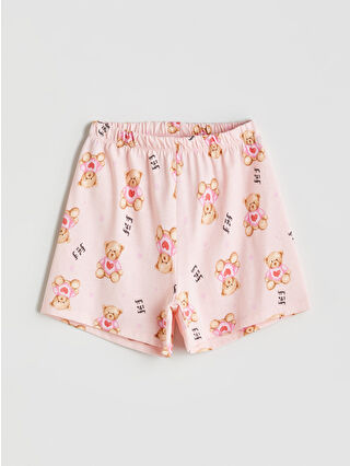 Açık Pembe Baskılı