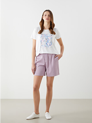 LCWAIKIKI Basic Elasticated Waist Women's Shorts - S5GH04Z8-GCW