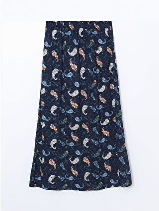 Navy Printed