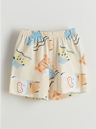 Açık Bej Baskılı